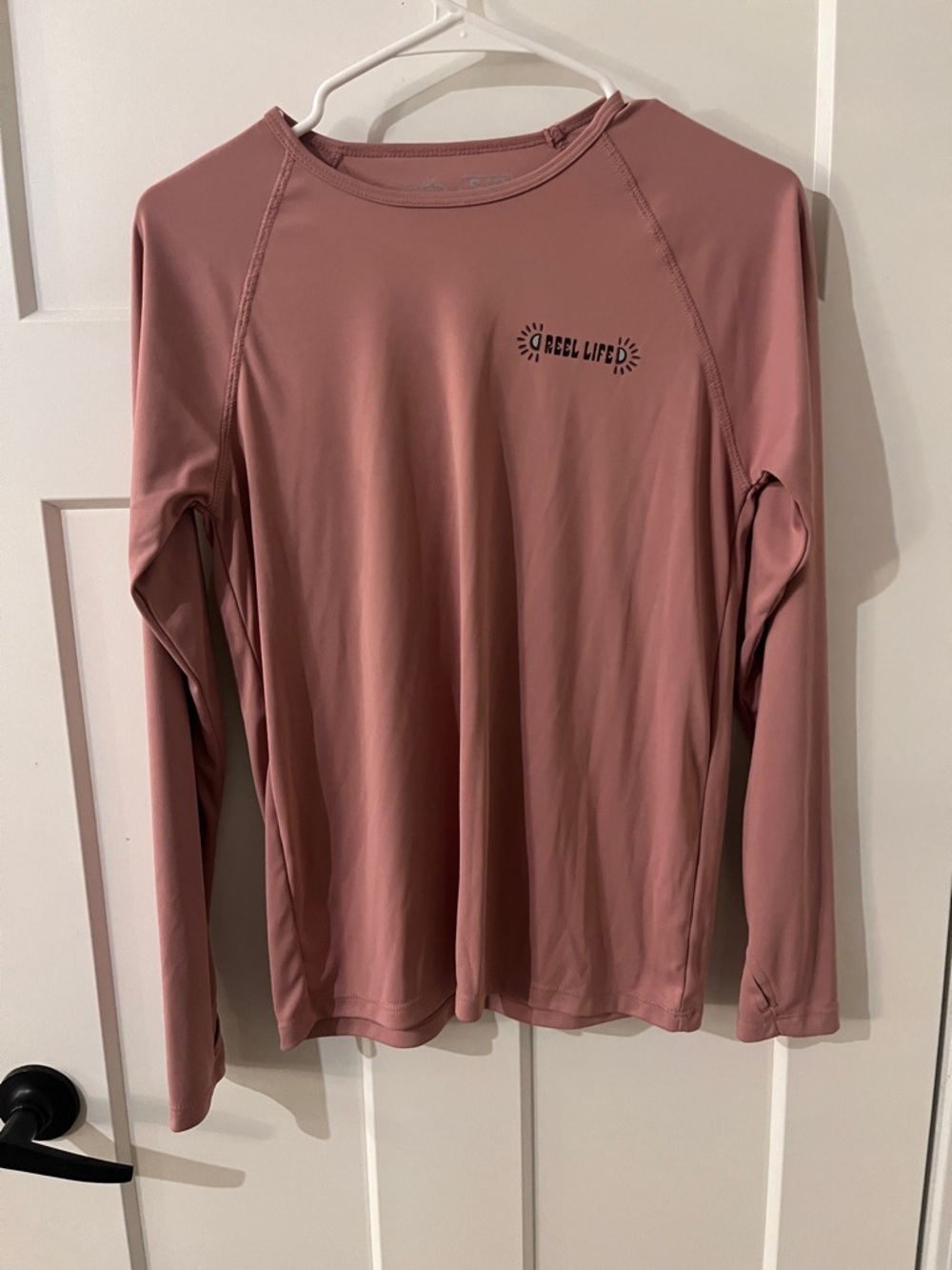 Athleta Dusty Rose Long Sleeve Rash Top